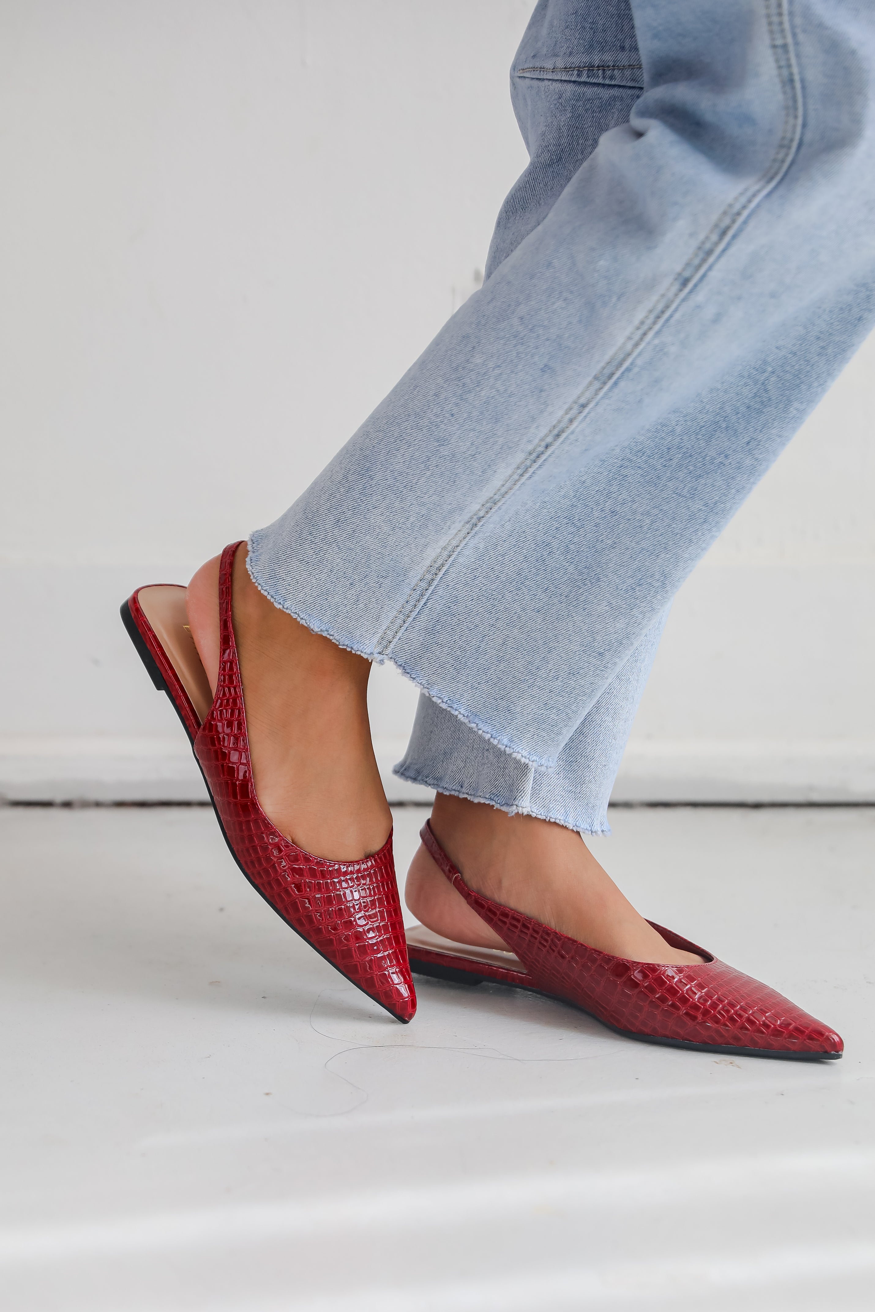 FINAL SALE - How It Goes Sling Back Flats