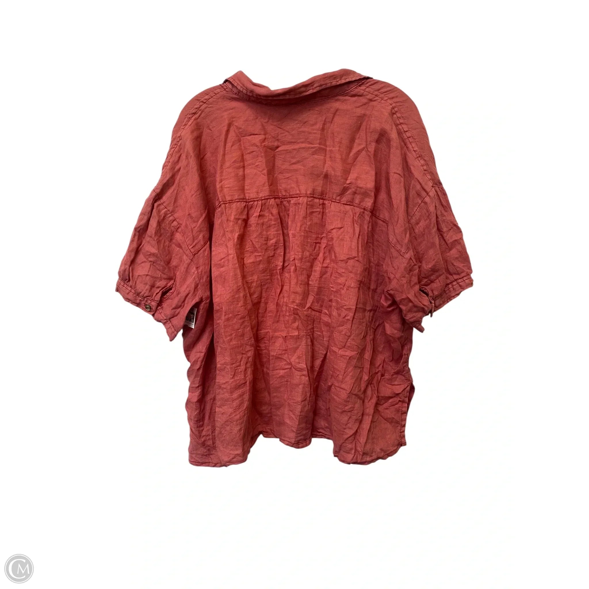 Top Short Sleeve Basic By Pilcro In Pink, Size: Xl
