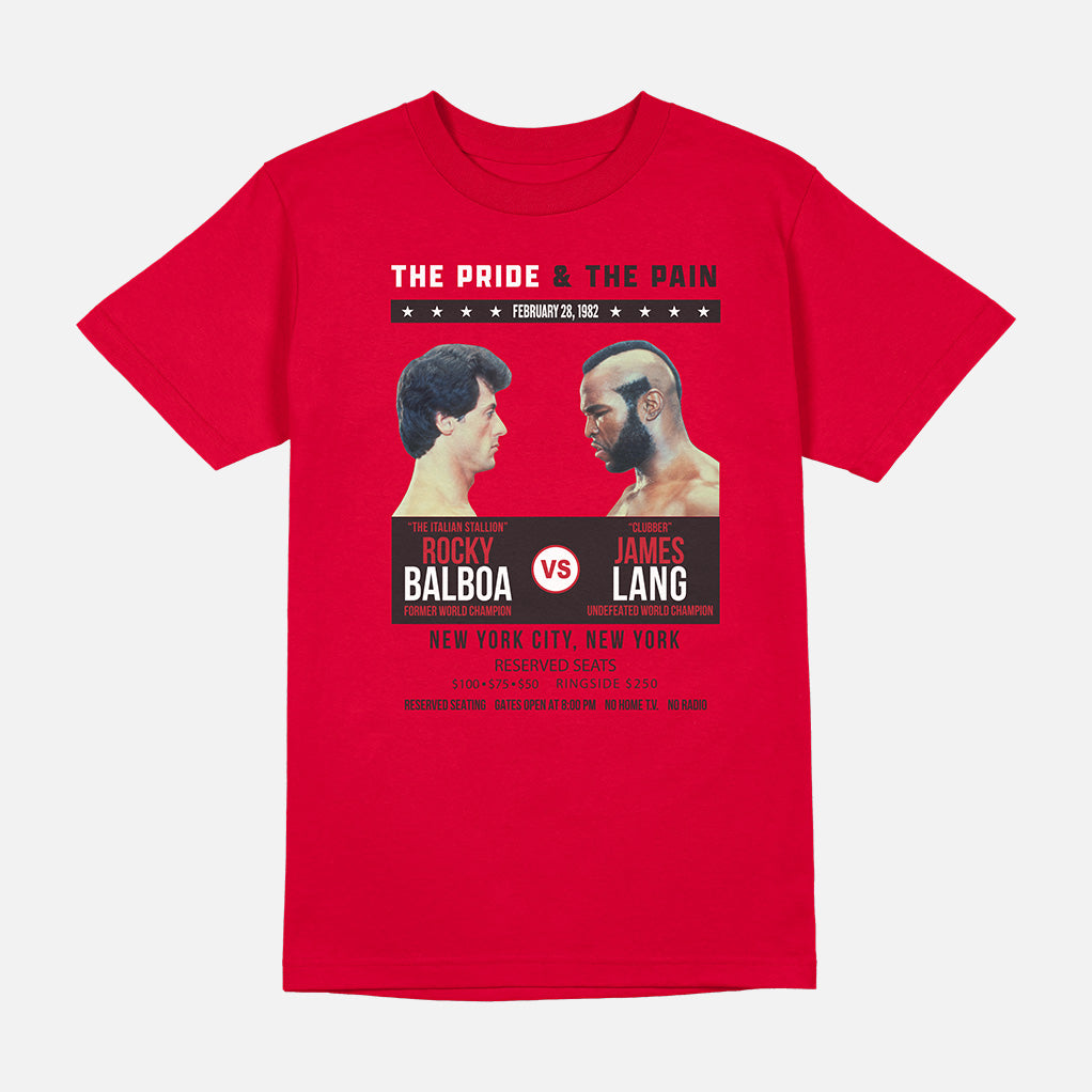 ROCKY THE PRIDE & THE PAIN POSTER SHIRT