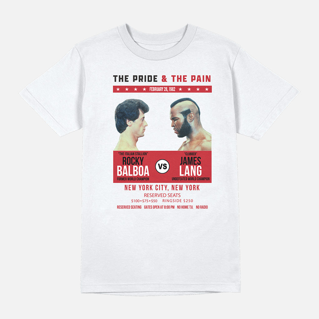 ROCKY THE PRIDE & THE PAIN POSTER SHIRT