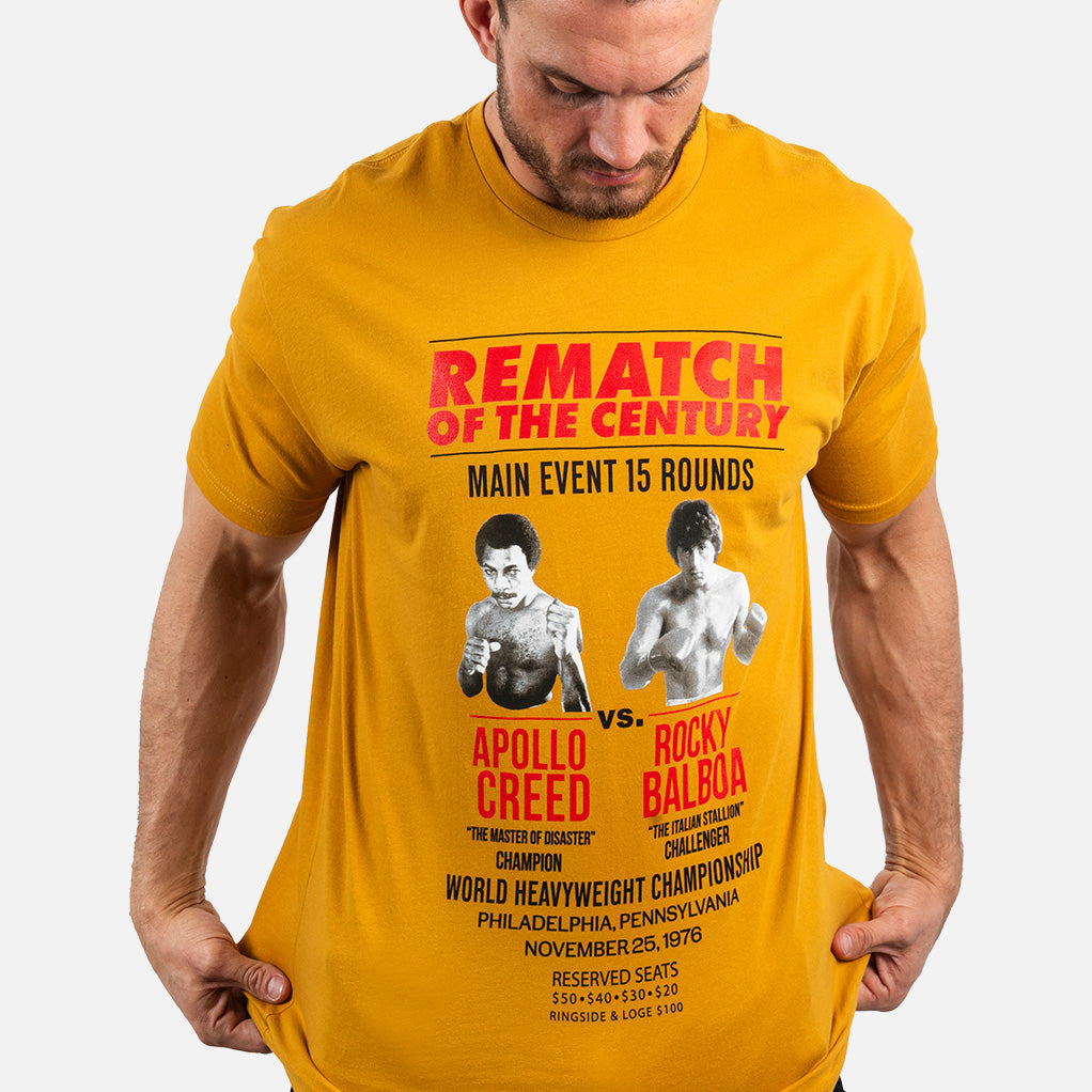 ROCKY REMATCH OF THE CENTURY POSTER SHIRT