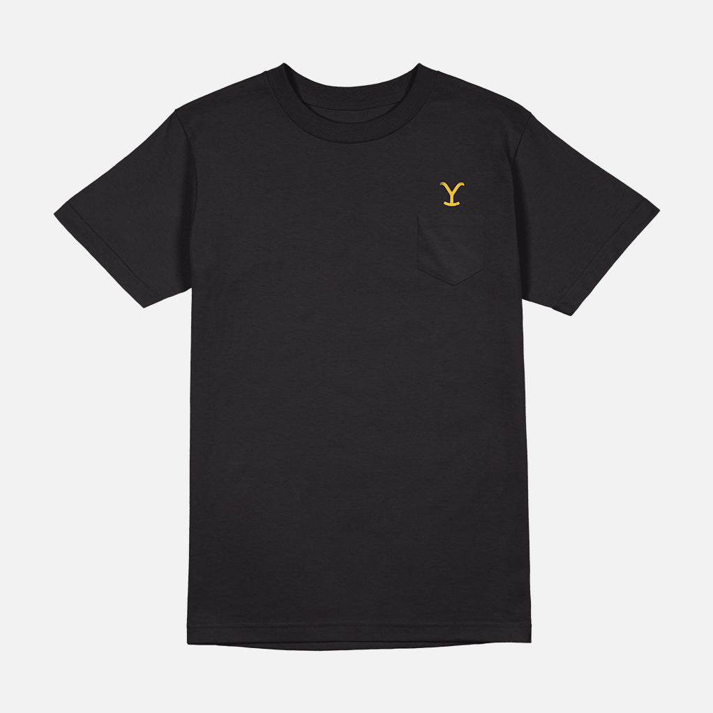 YELLOWSTONE BIG Y EMBROIDERED POCKET SHIRT