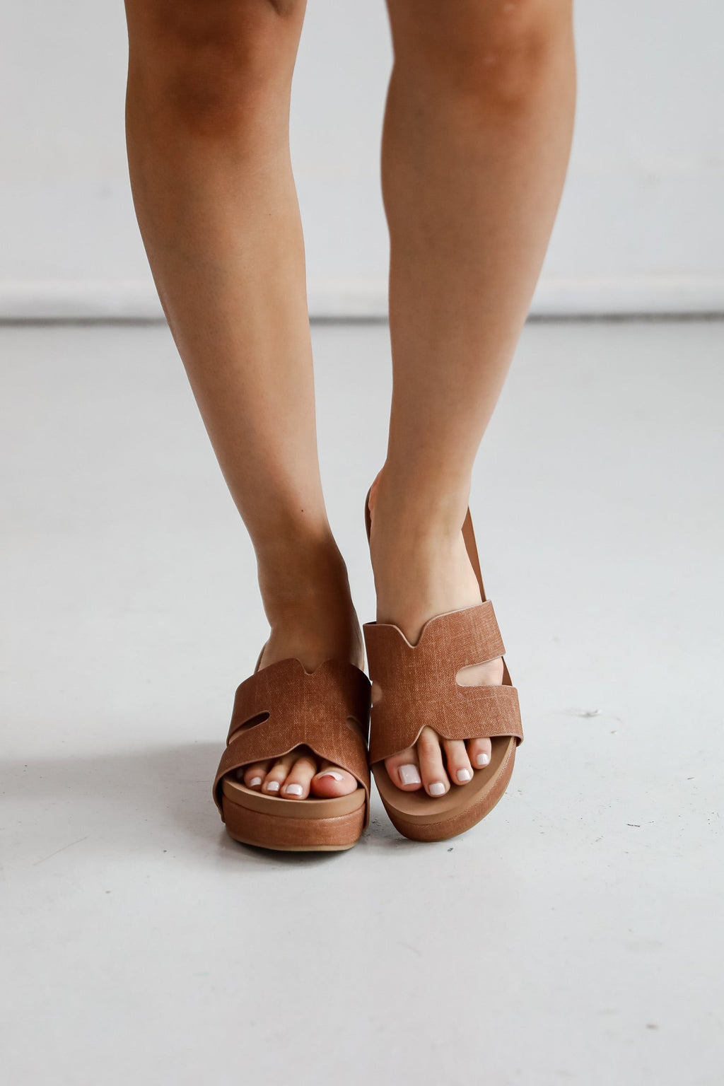 FINAL SALE - Every Step Counts Tan Platform Wedges