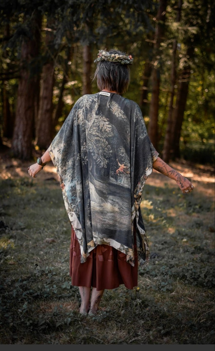Castles In The Air Bohemian Bamboo Starduster Kimono