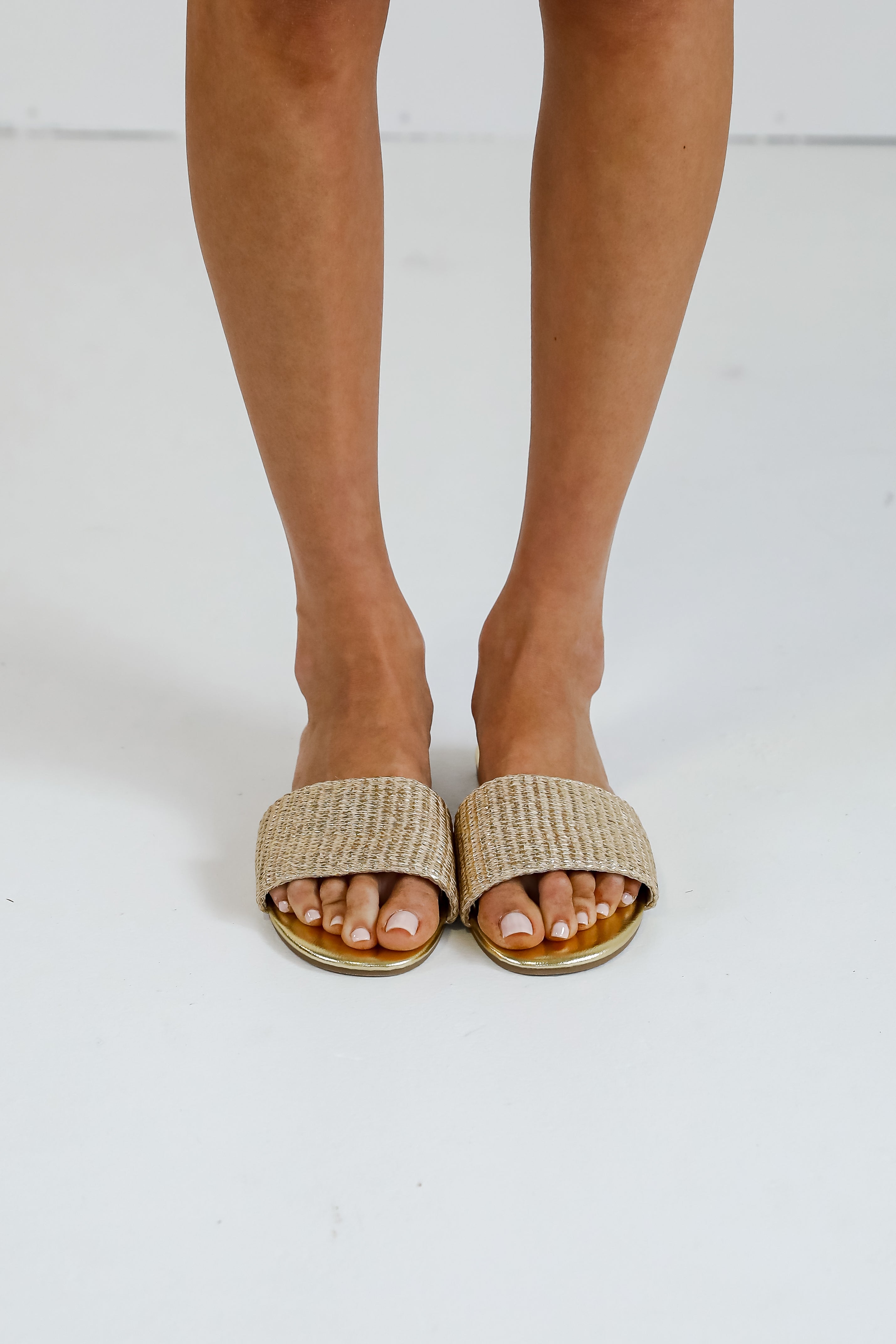 FINAL SALE - Try To Keep Up Slide Sandals