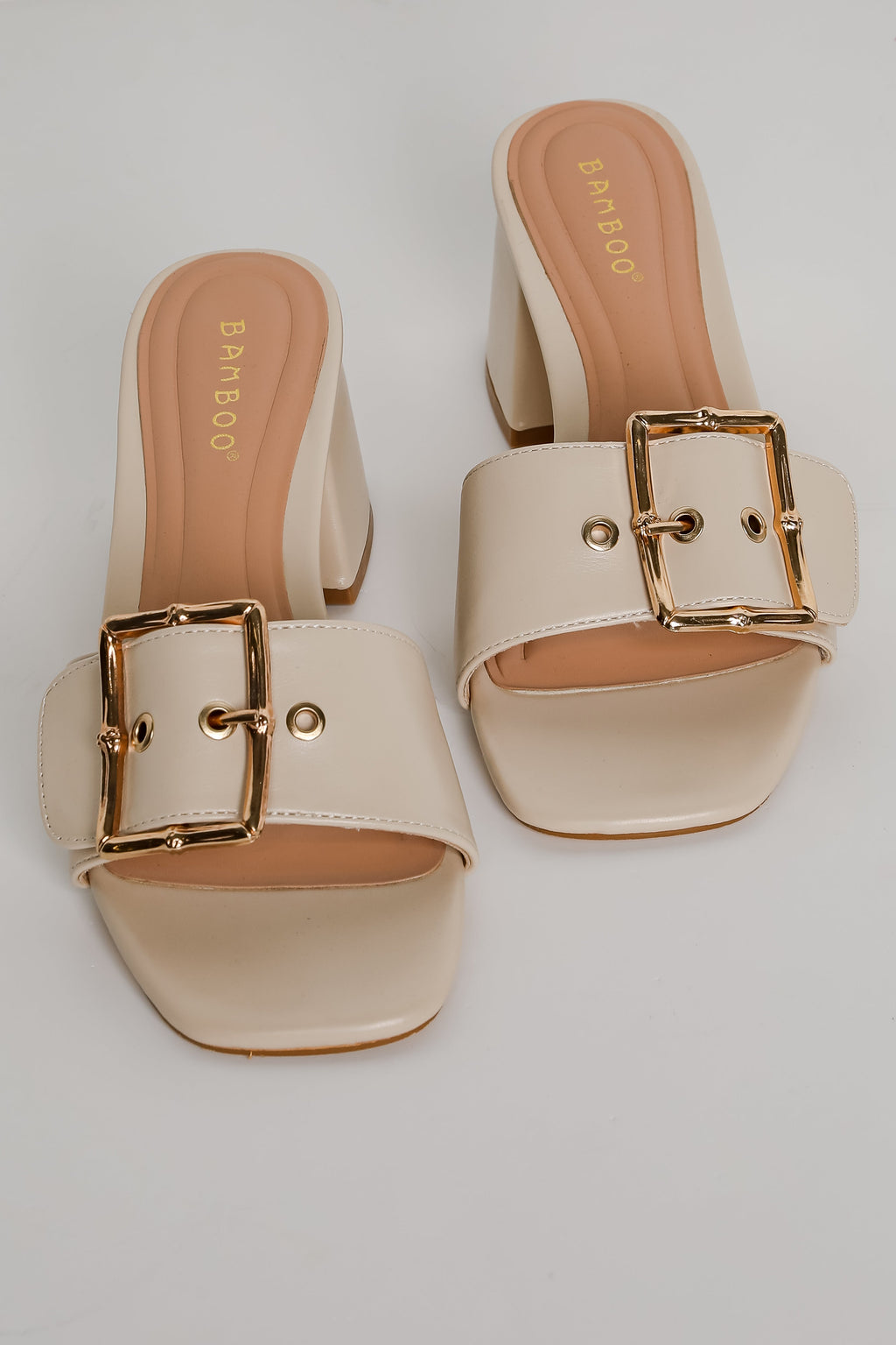 FINAL SALE - Perfect Occasion Ivory Slide Heels