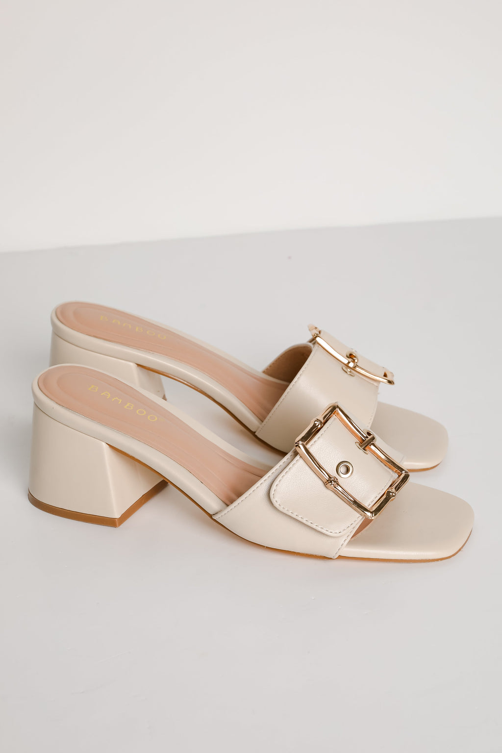 FINAL SALE - Perfect Occasion Ivory Slide Heels