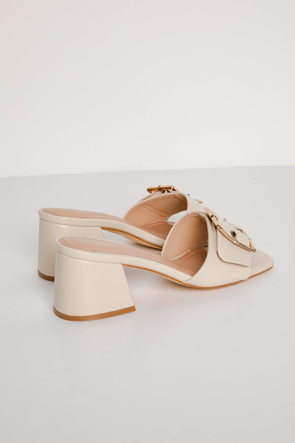 FINAL SALE - Perfect Occasion Ivory Slide Heels