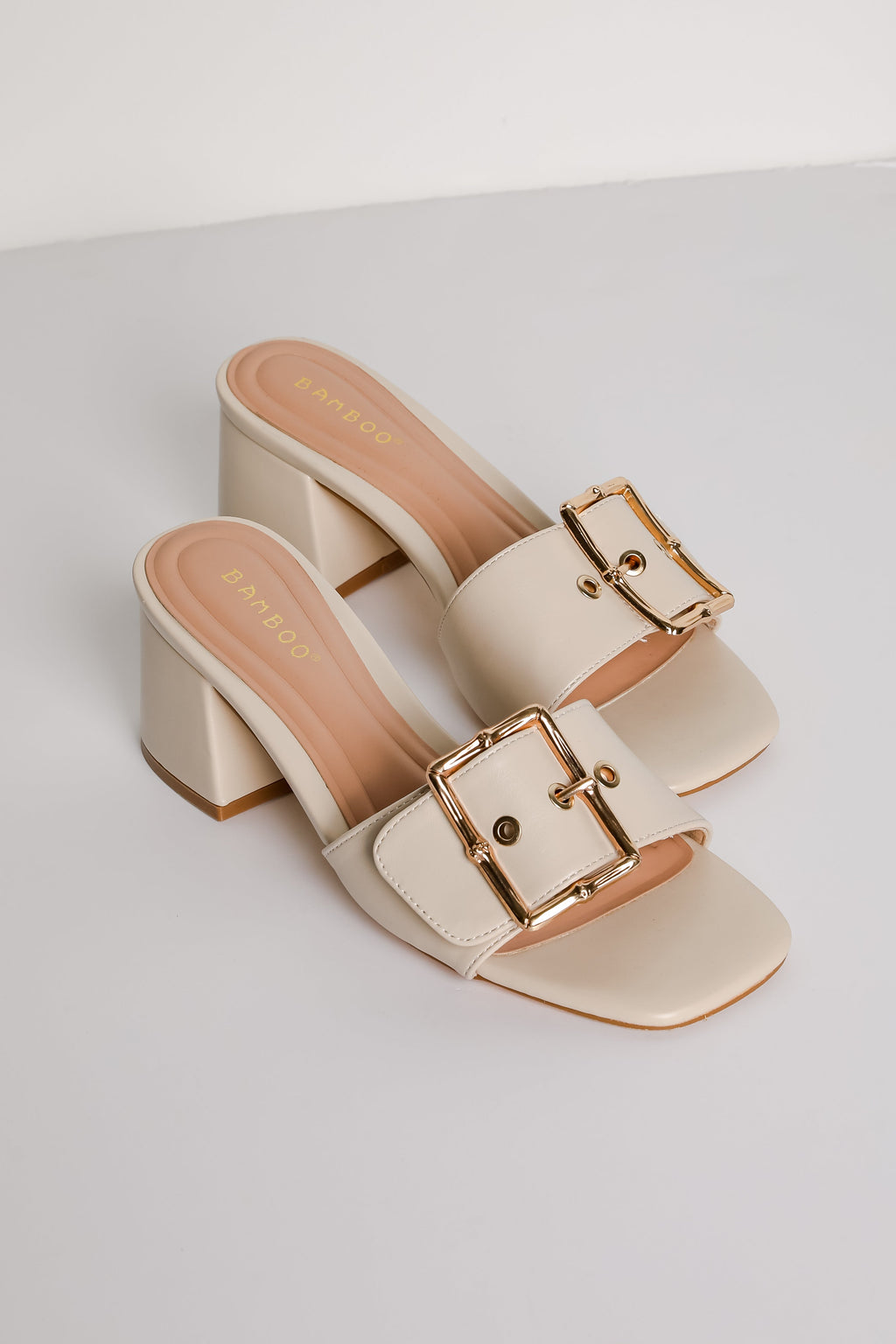 FINAL SALE - Perfect Occasion Ivory Slide Heels