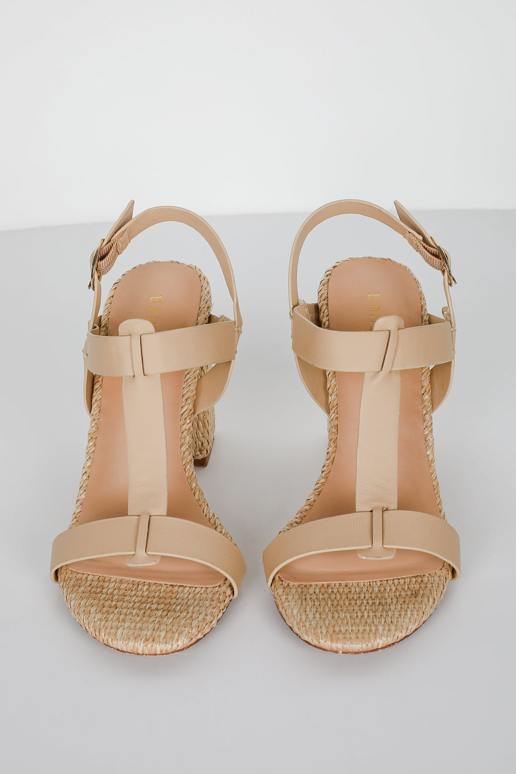 FINAL SALE - Lovely Steps Natural Raffia Heels