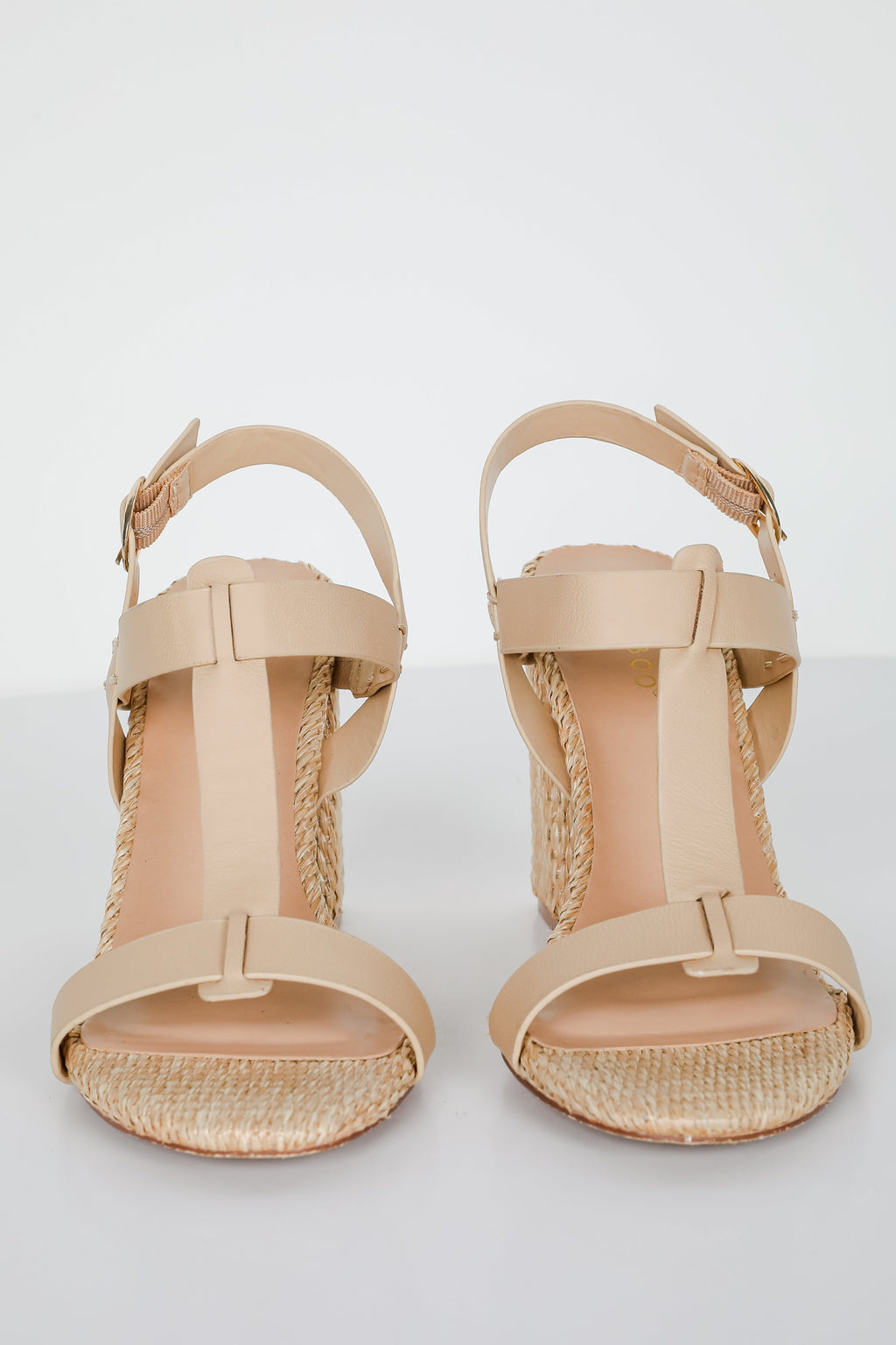 FINAL SALE - Lovely Steps Natural Raffia Heels