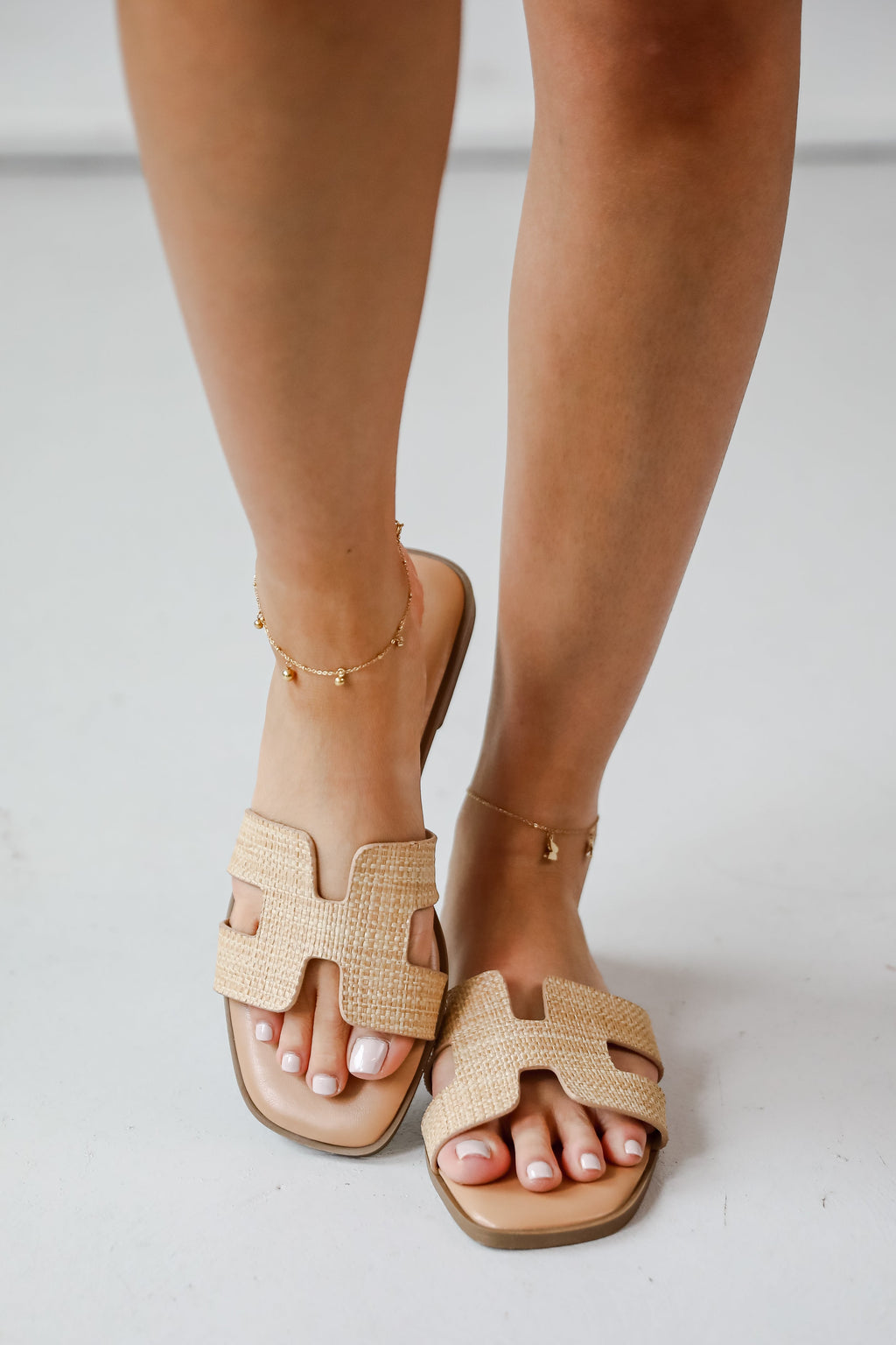 FINAL SALE - Walk Along The Coast Slide Sandals