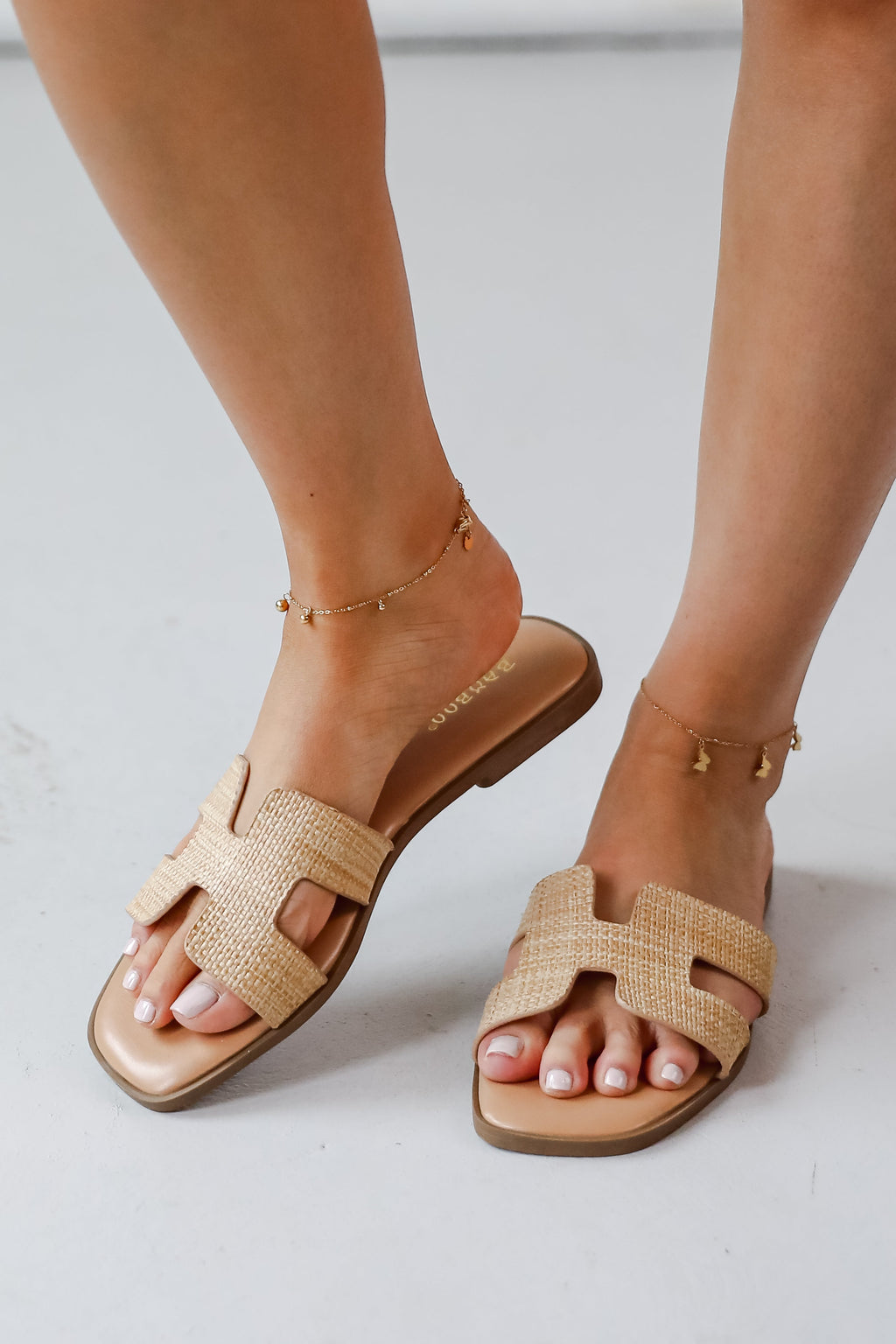FINAL SALE - Walk Along The Coast Slide Sandals