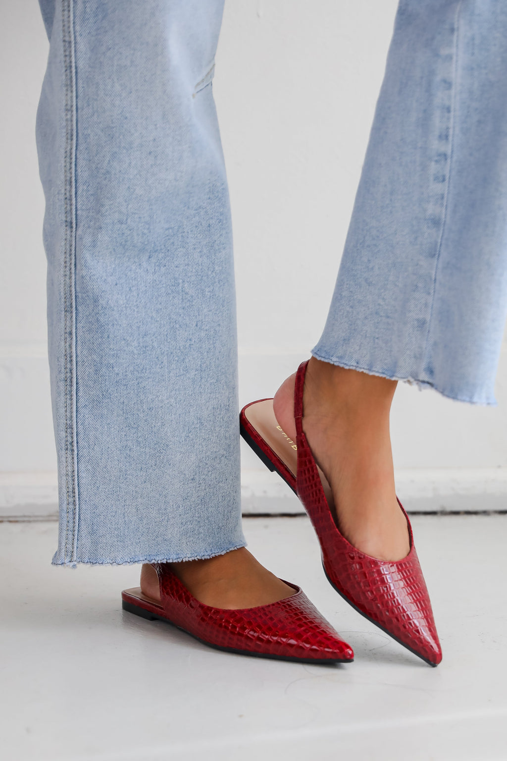 FINAL SALE - How It Goes Sling Back Flats