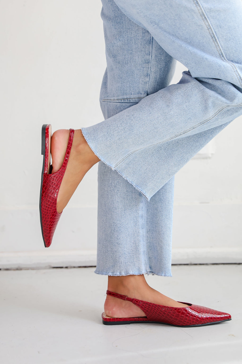 FINAL SALE - How It Goes Sling Back Flats