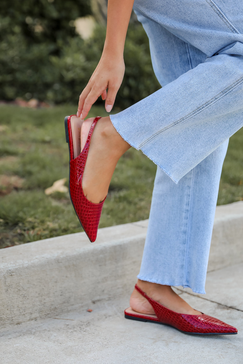 FINAL SALE - How It Goes Sling Back Flats