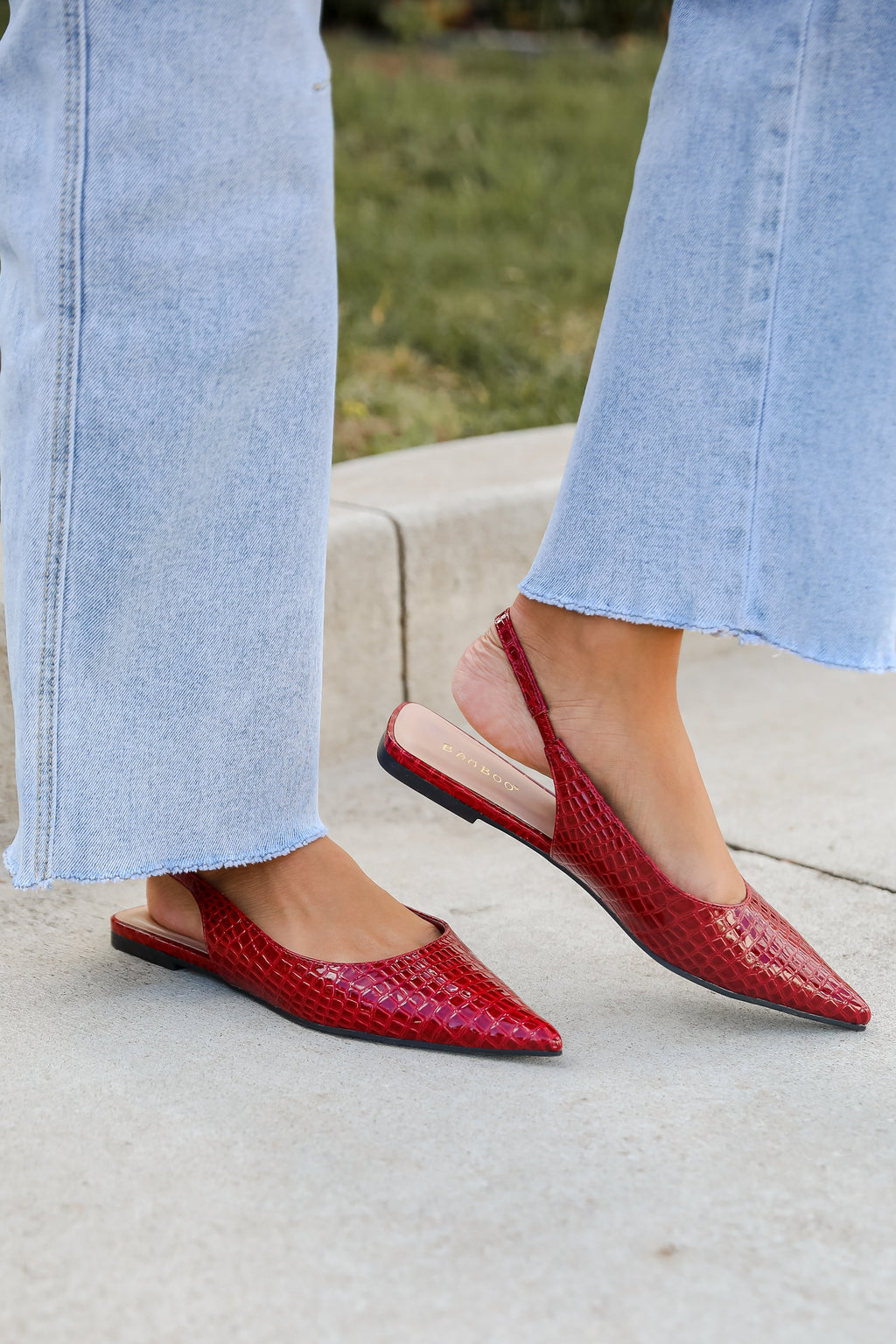 FINAL SALE - How It Goes Sling Back Flats