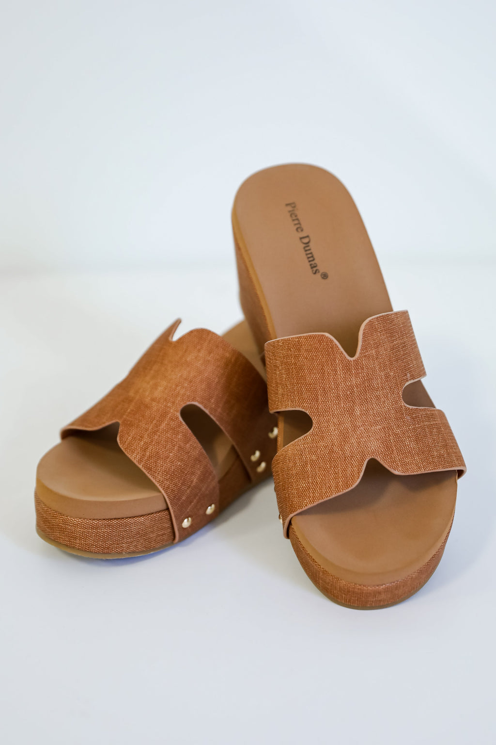 FINAL SALE - Every Step Counts Tan Platform Wedges