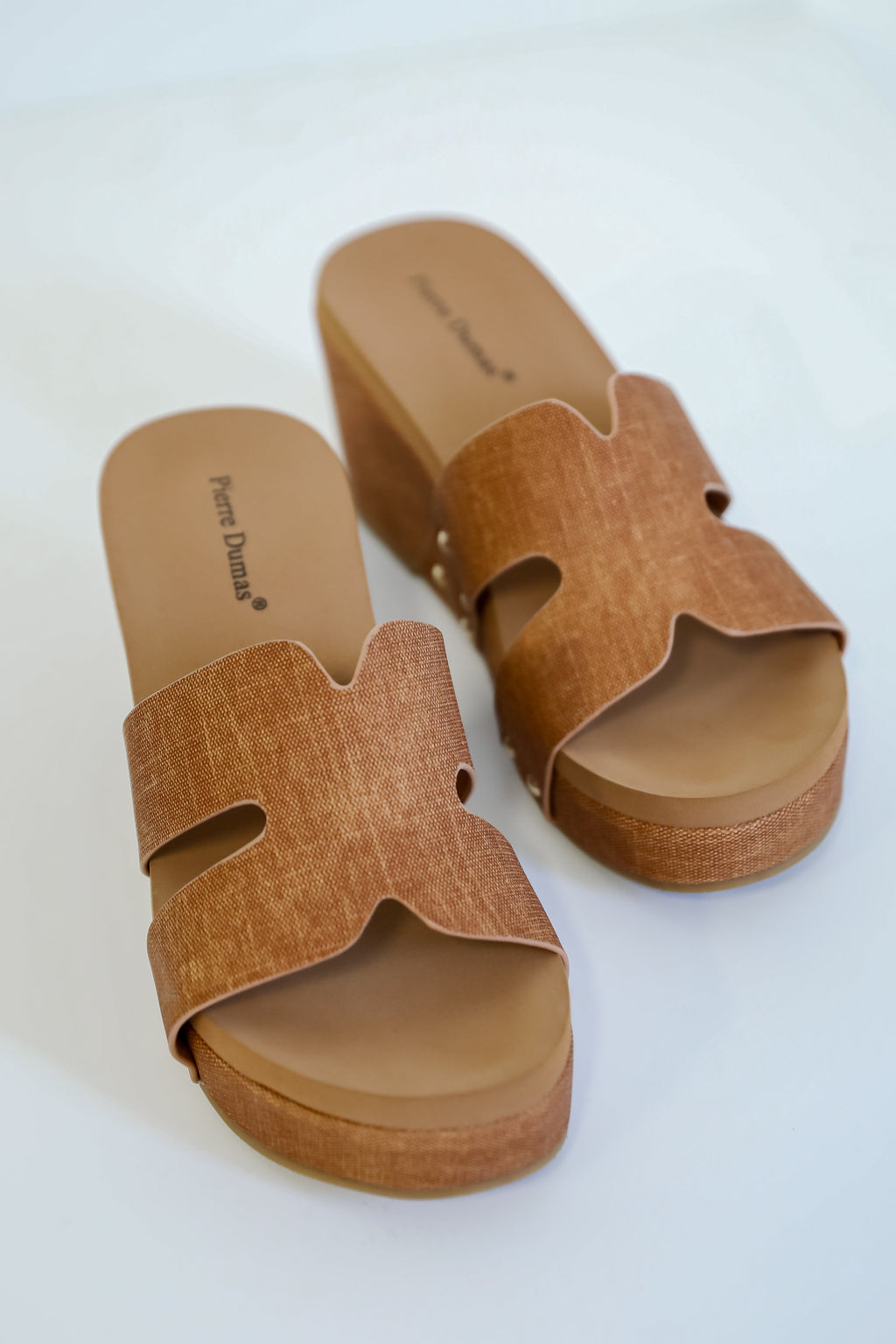 FINAL SALE - Every Step Counts Tan Platform Wedges
