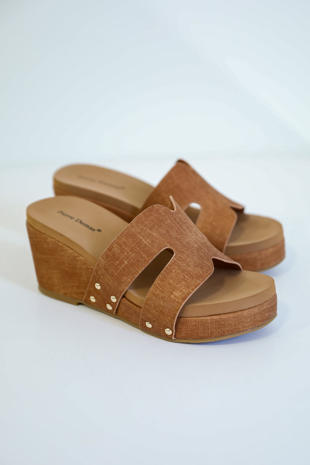 FINAL SALE - Every Step Counts Tan Platform Wedges