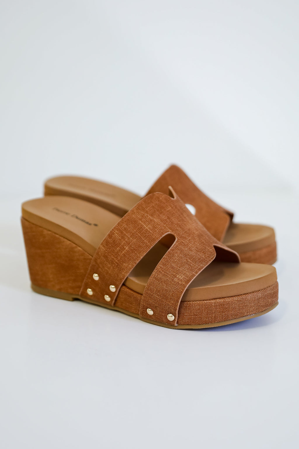 FINAL SALE - Every Step Counts Tan Platform Wedges