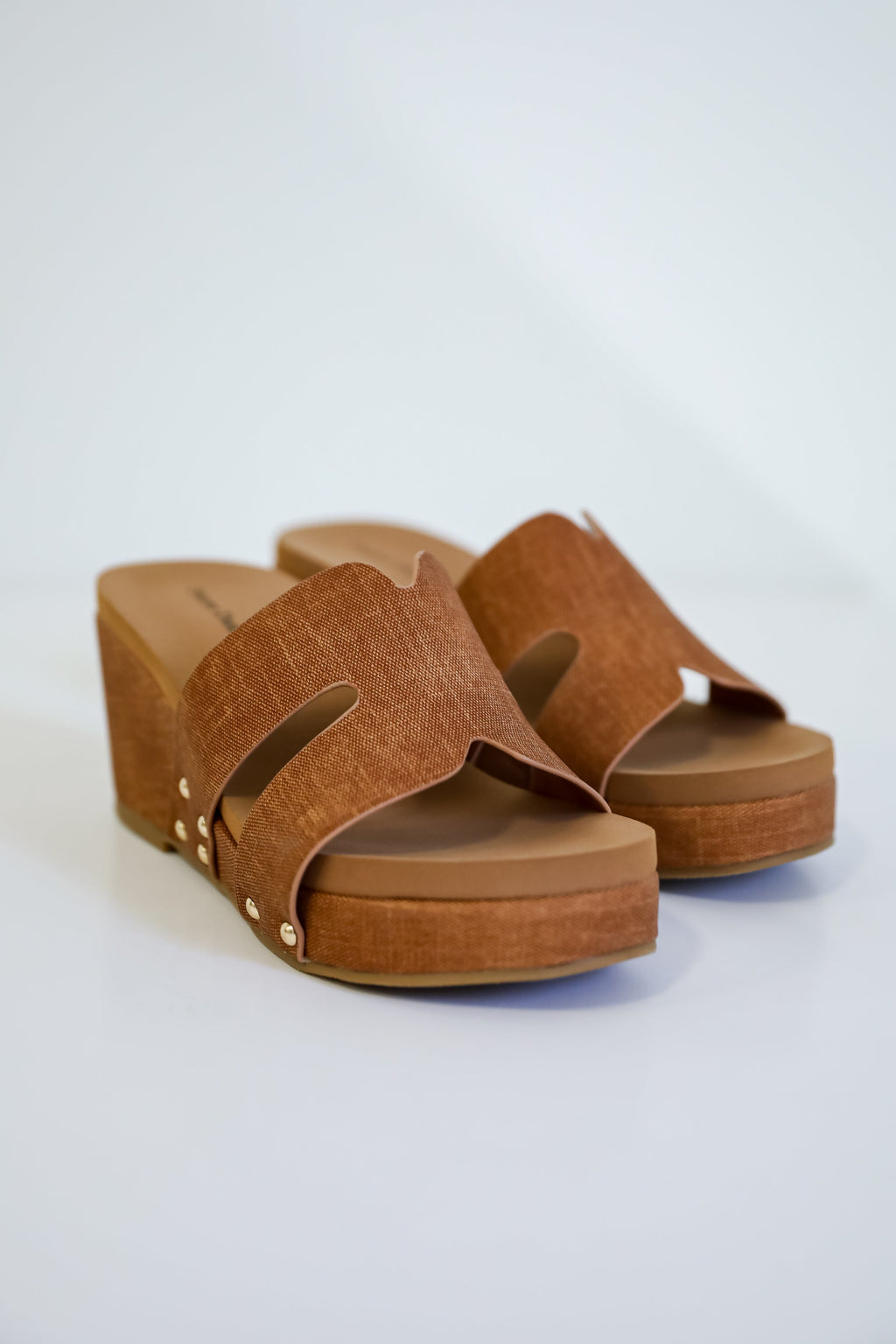 FINAL SALE - Every Step Counts Tan Platform Wedges