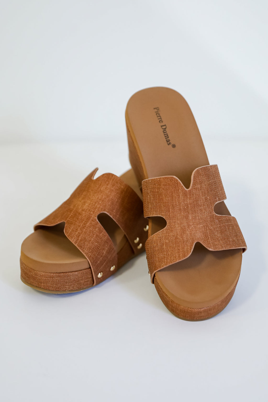 FINAL SALE - Every Step Counts Tan Platform Wedges