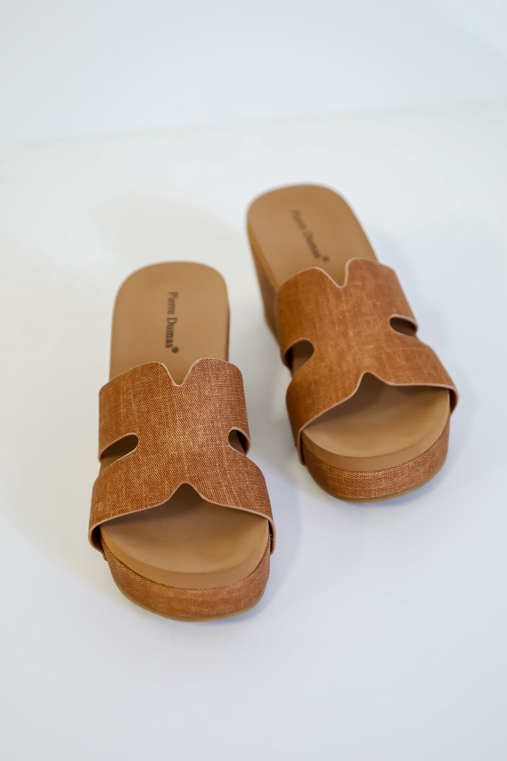 FINAL SALE - Every Step Counts Tan Platform Wedges