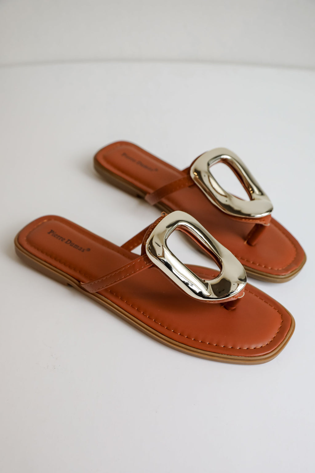 FINAL SALE - There She Goes Tan Sandals