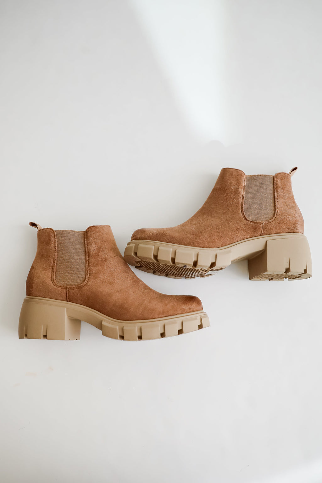 FINAL SALE - Walk It Out Taupe Platform Booties